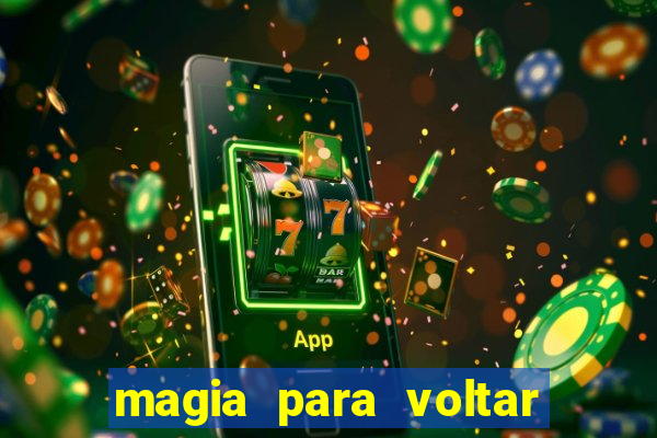 magia para voltar no tempo